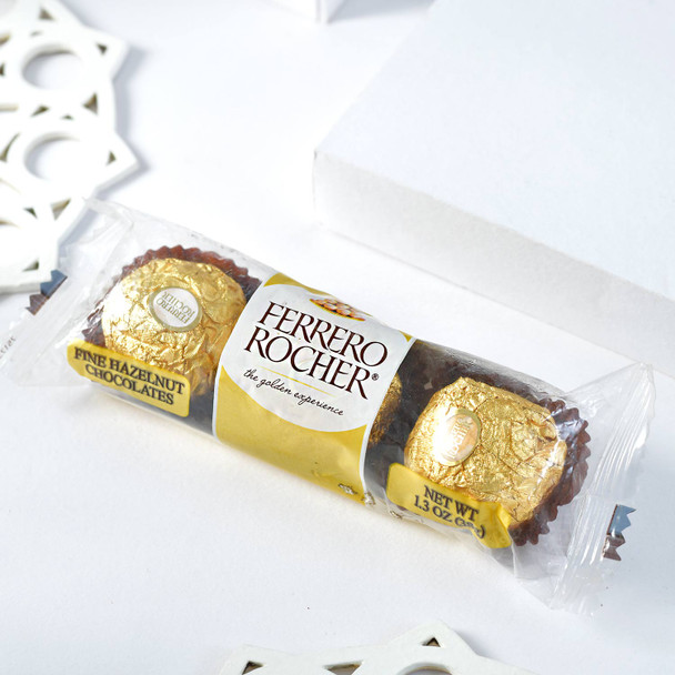 Elegant Rakhi Trio Set with Gourmet Hamper