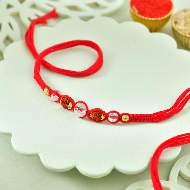 Traditional Rudraksh Rakhi