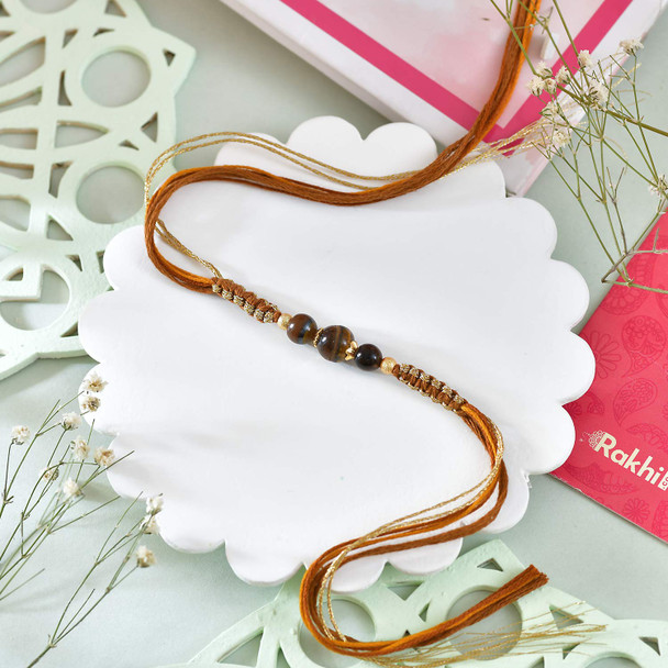 Original Tiger Eye Stone Rakhi