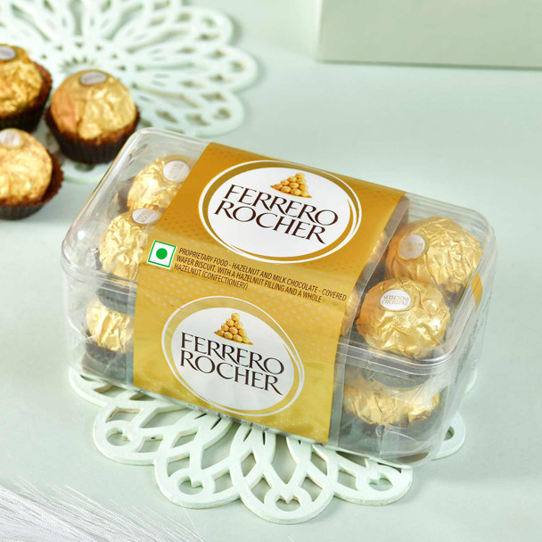 Two Vibrant Rakhi With Ferrero Rocher & Kaju Katli