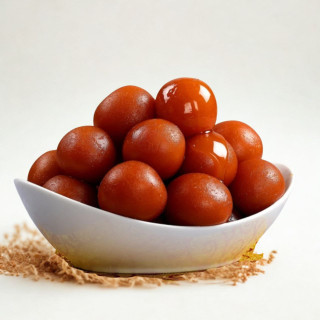Two Bhai Rakhi With Gulab Jamun and Rasgulla