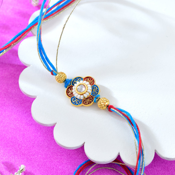 Set of 2 Floral Shaped Rakhi