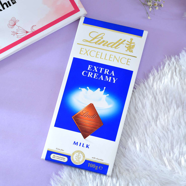 Satrangi Rakhi with Soan Papdi & Lindt Milk Chocolate