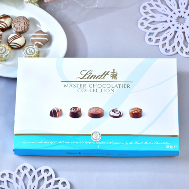 Designer Rakhi Set with Lindt Chocolatier Collection