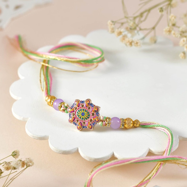 4 Beautiful Rakhi With Besan Laddu