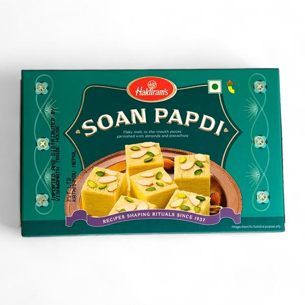 2 Rakhi with Soan Papdi and Dry nuts