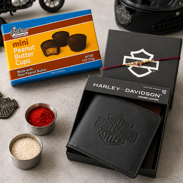 Harley Davidson Rakhi Combo