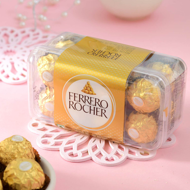 Rocher Chocolate with Traditional Stonework Rakhi