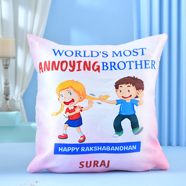 Personalized "Annoying Brother" Rakhi Gift Hamper