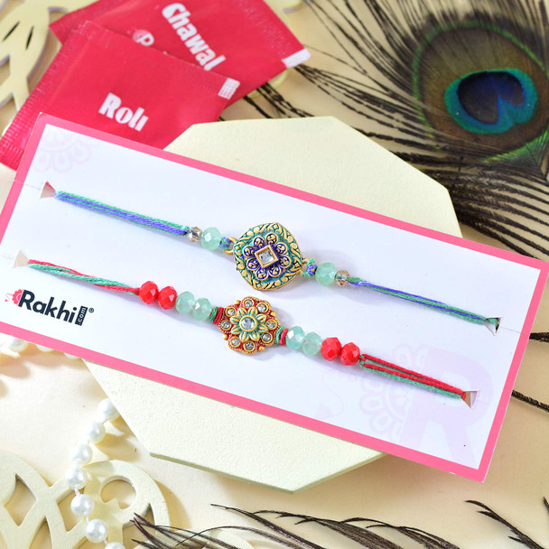 Timeless Beauty Rakhi Set