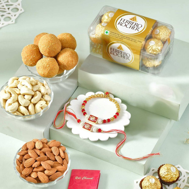 Complete Rakhi Gift Combo for Bhaiya Bhabhi