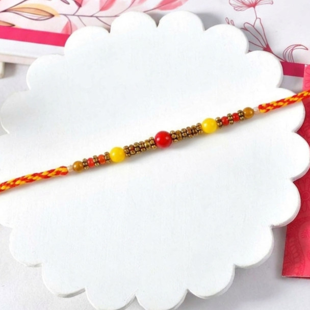 Shubh Bandhan Beads Rakhi