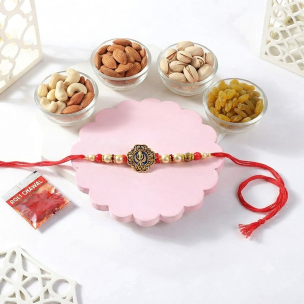 Khanda Sahib Rakhi Dry Fruit Hamper