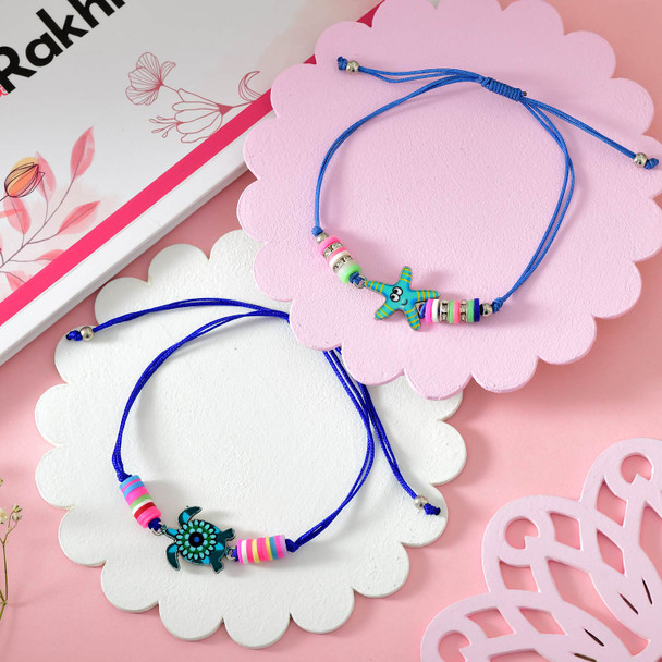Set of 4 Adorable Kids Rakhi