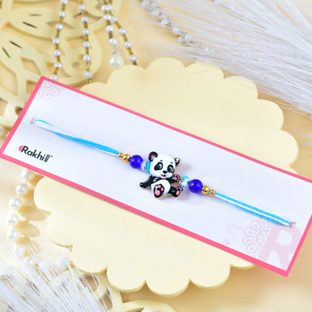 Cute Panda Kids Rakhi with Ferrero Rocher