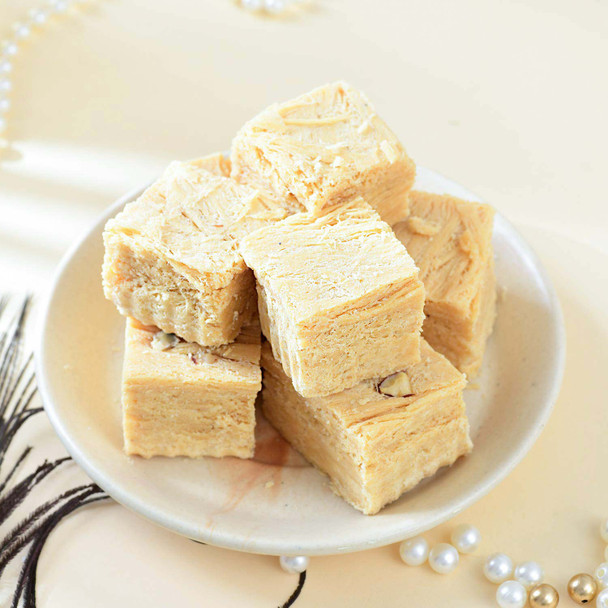 Artistic Rakhi Pair with Dry Fruits & Soan Papdi