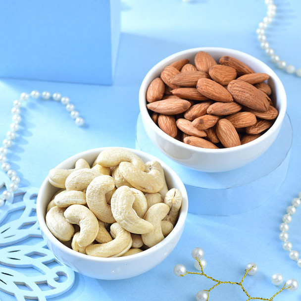 Divine Om Rakhi Sweet with Nut Combo