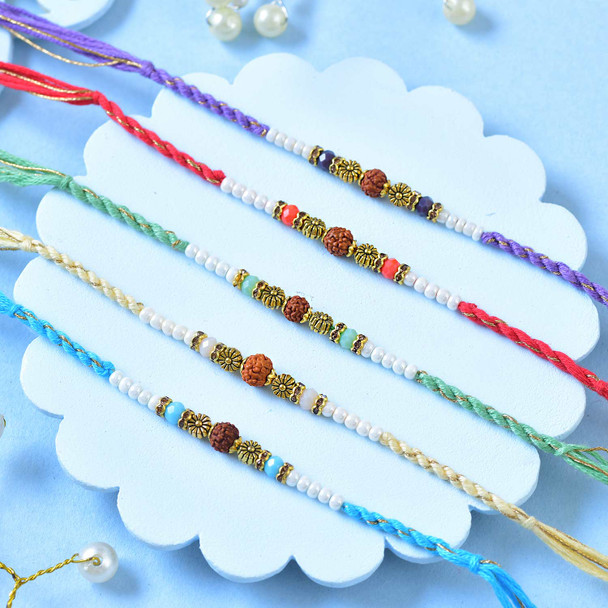 Five Threads of Love Rakhi Gift Hamper