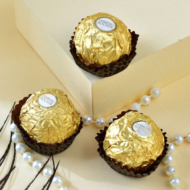 Punjab Pride Rakhi with Ferrero Rocher Delight