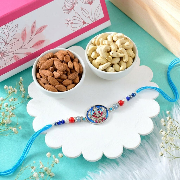 Amrit Khanda Sahib Rakhi With Assorted Dryfruits