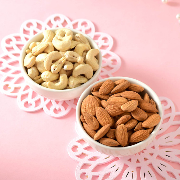 Pair of Mauli Rakhis  Chocolate & Dry Fruit Delight