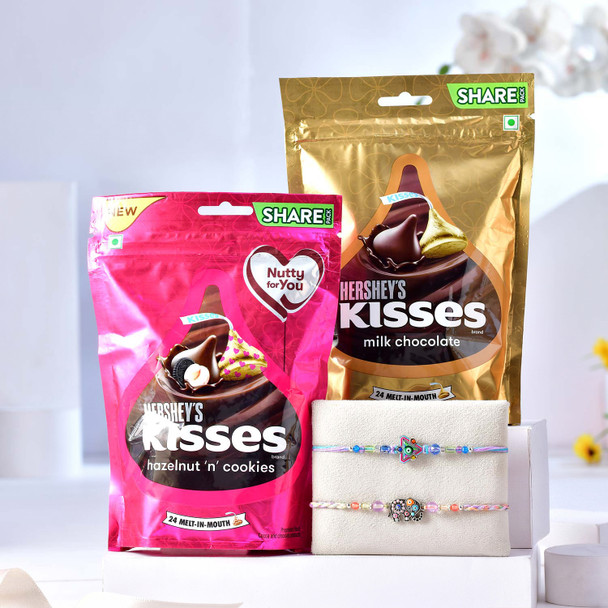 Fancy Twin Rakhi Chocolate Treat