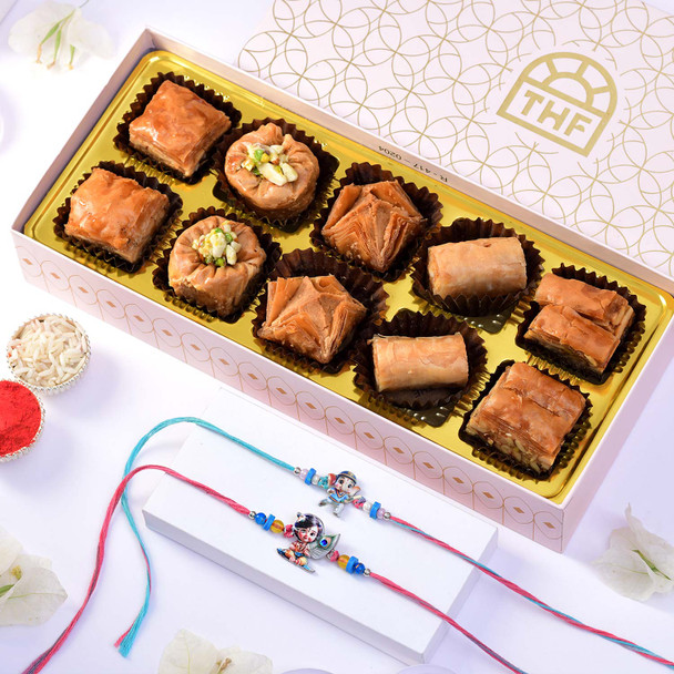 Signature Rakhi & Baklava Sweet