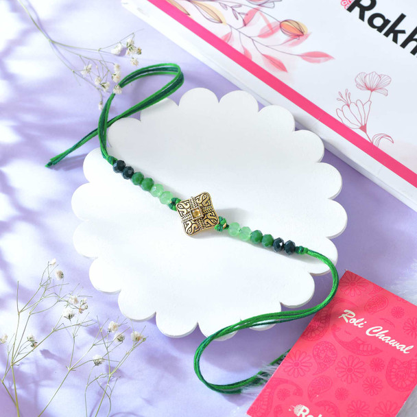 Exquisite Rakhi with Dry fruits