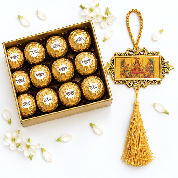 Ferrero Rocher Chocolates & Spiritual Wall Hanging
