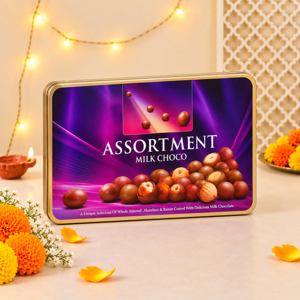 Golden Lakshmi Blessings - Chocolate Gift for Diwali