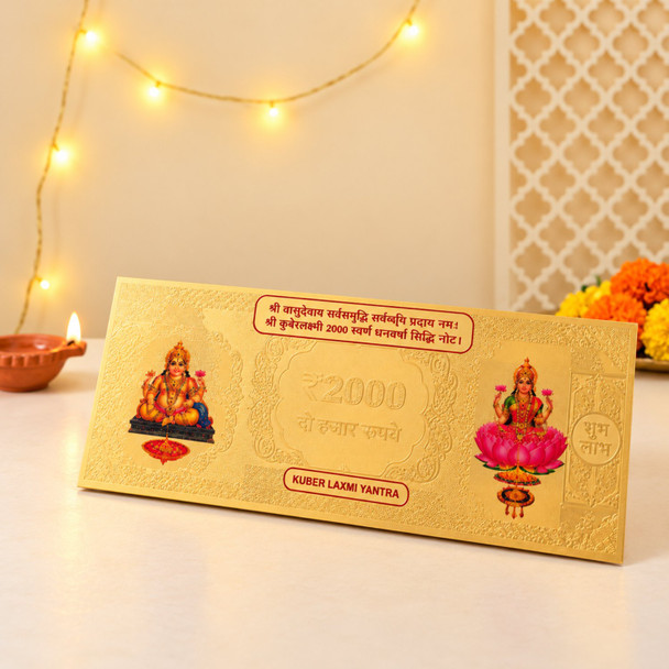Golden Lakshmi Blessings - Chocolate Gift for Diwali