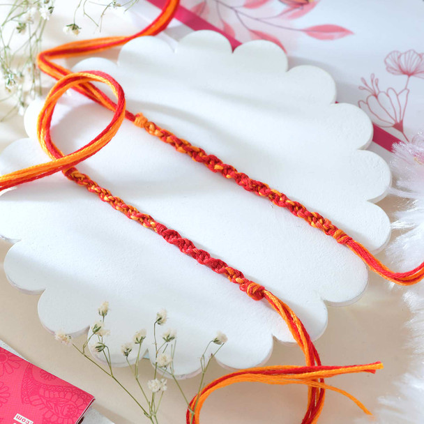 Set of Two Holy Bhaidooj Thread