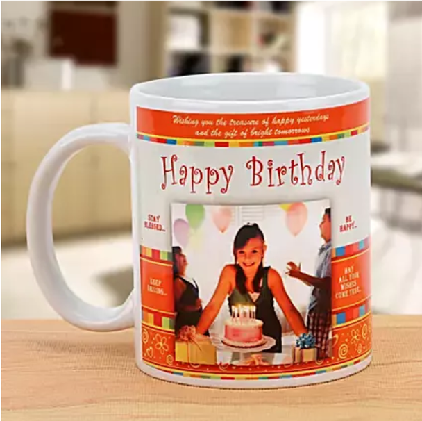 Buy Personalized Happy Birthday Mug Online to Australia