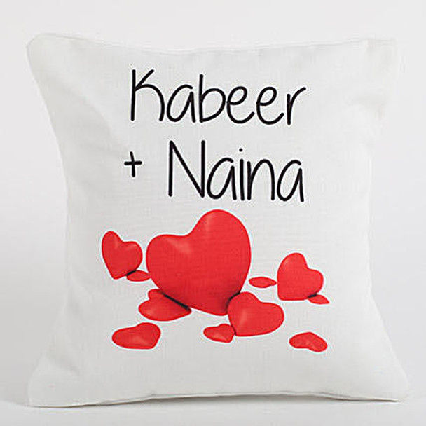 Buy Couple Love Forever Personalized Cushion Online to Australia