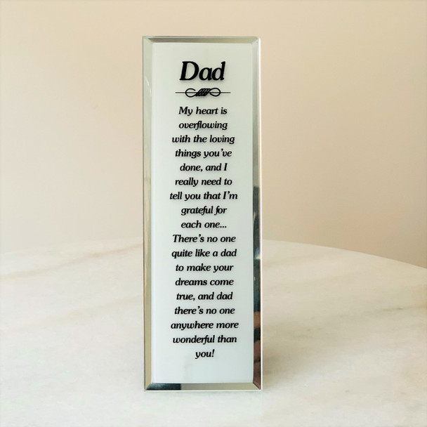 Dad's Glass Frame