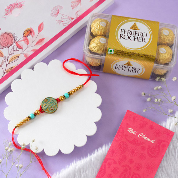 Radhe Radhe Rakhi With Ferrero Rocher