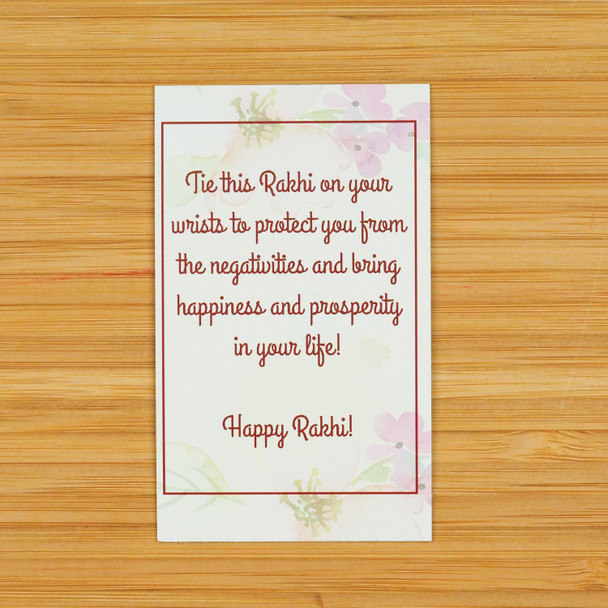 Rakhi Good Wishes Card