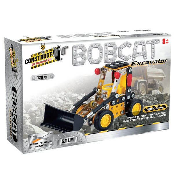 "Construct-It" 129-Piece Bobcat DIY Mechanical Kit