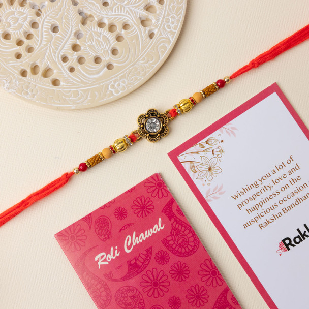 Charming Rakhi with Sweets and Nuts - For New Zealand