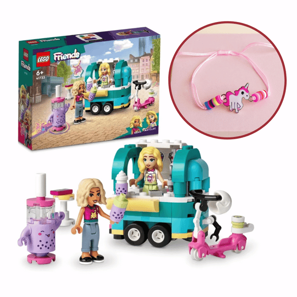 Girl Bracelet With LEGO Friends Mobile Bubble Tea Shop