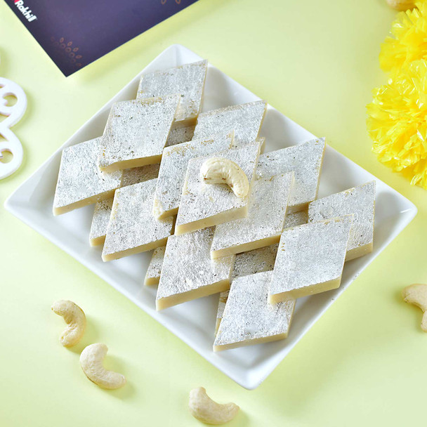 Bhaidooj Thread with Kaju Katli