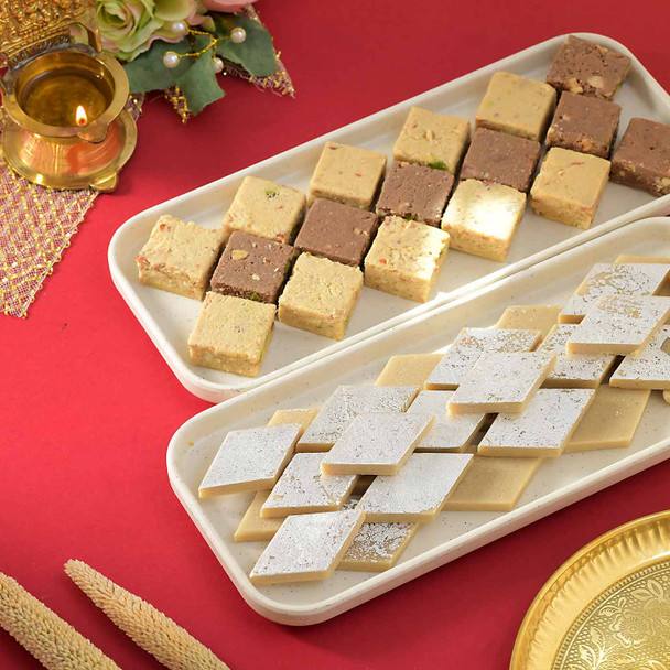 Mix Bites with Kaju Katli