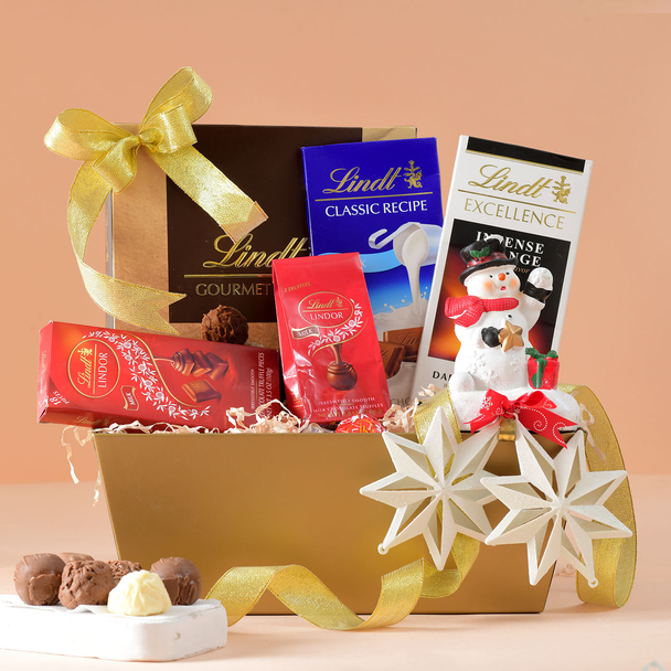 Lindt Snowfall Gift Basket