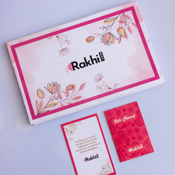 Ganesha Rakhi With Kaju Katli