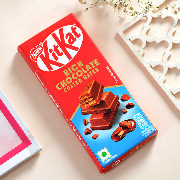 Bhai Rakhi wth Kit Kat Chocolate Bar
