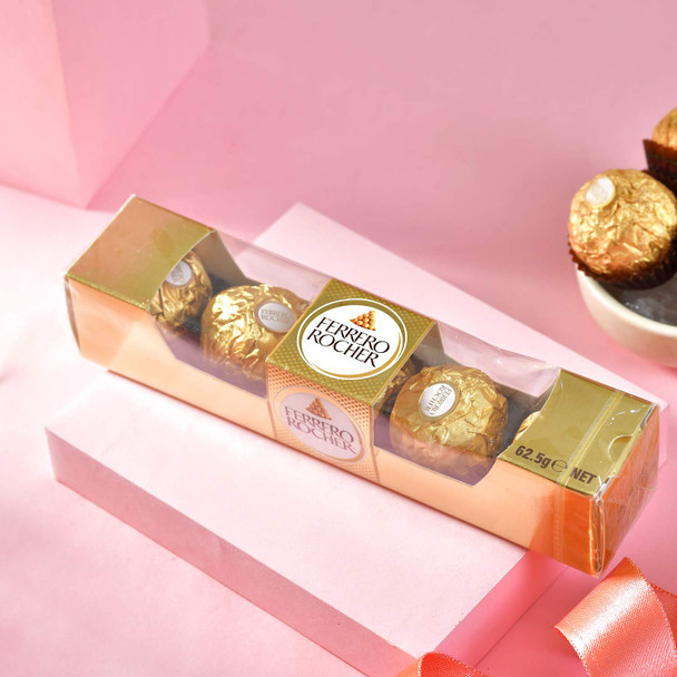 Stylish & Traditional Two Rakhi Set With Kaju Katli And Ferrero Rocher