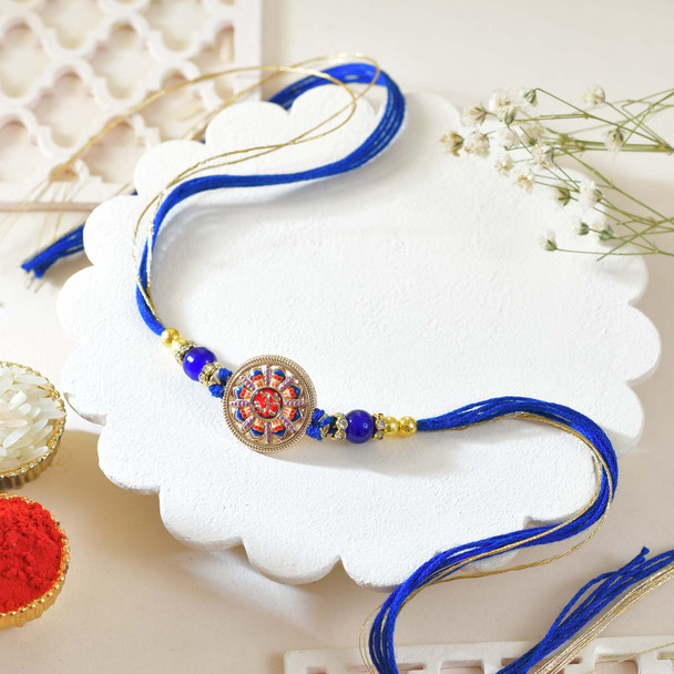 Pavitra Om Rakhi With Dry Fruits