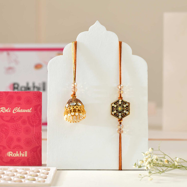 Bhaiya Bhabhi Rakhi Set |(Italy)