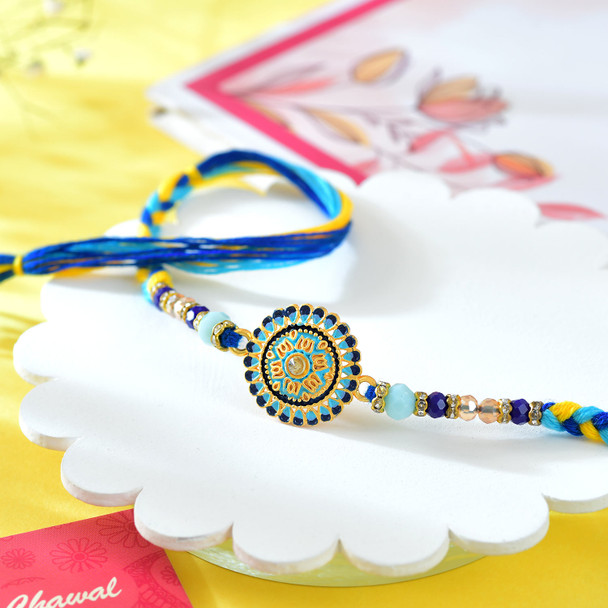 Evil Eye Rakhi With Vibrant Rakhi