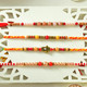 Four Elegant Rakhi Set